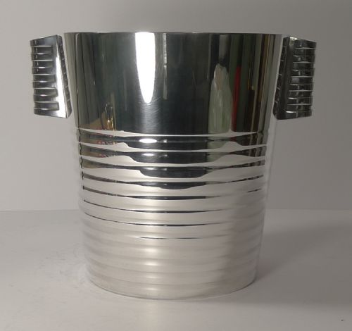 Luc Lanel for Christofle Wine / Champagne Cooler - Ondulations C.1932