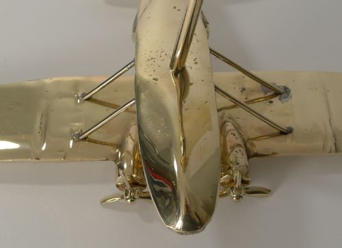 fig 1. World War 2 RAF Catalina Aircraft Model in Brass c.1941