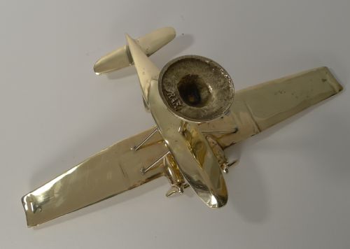 fig 4. World War 2 RAF Catalina Aircraft Model in Brass c.1941