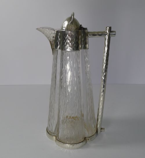 Outstanding Claret Jug in the Manner of Christopher Dresser - 1893