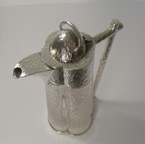 fig 1. Outstanding Claret Jug In the Manner of Christopher Dresser - 1893