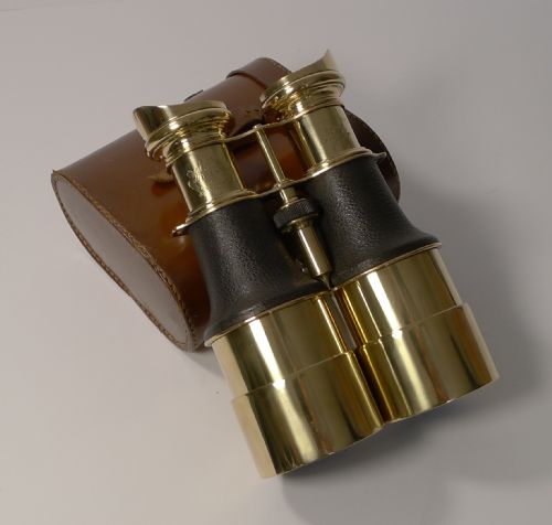 Pair Antique French Binoculars - "Pilote" by Iris, Paris C.1910