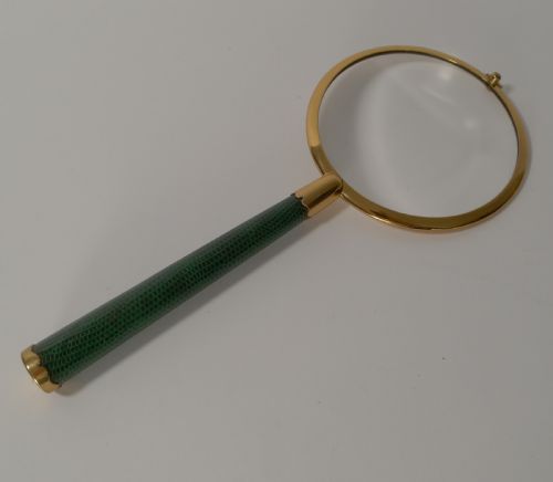 Smart Antique Magnifying Glass by P H Vogel & Co. C.1920