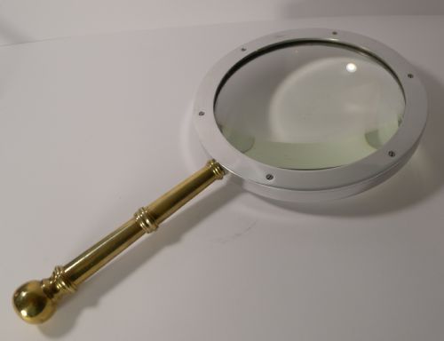 RARE ANTIQUE ENGLISH MAMMOTH MAP MAGNIFYING GLASS C1930 - ADDITIONAL PHOTO 8