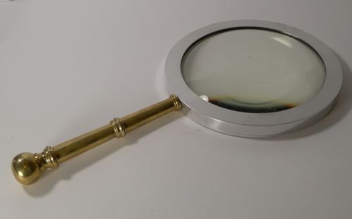 RARE ANTIQUE ENGLISH MAMMOTH MAP MAGNIFYING GLASS C1930 - ADDITIONAL PHOTO 10