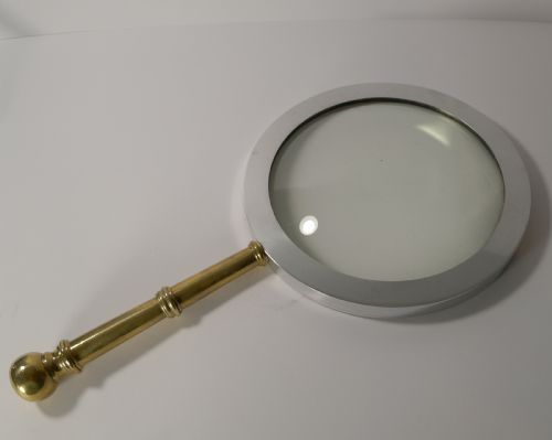 RARE ANTIQUE ENGLISH MAMMOTH MAP MAGNIFYING GLASS C1930 - ADDITIONAL PHOTO 11