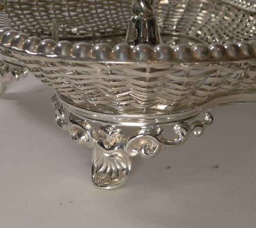fig 1. Quality Antique Silver Plated Four Egg Cruet by G.R. Collis, London