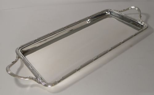 Asprey, London Silver Plated Cocktail Tray C.1930