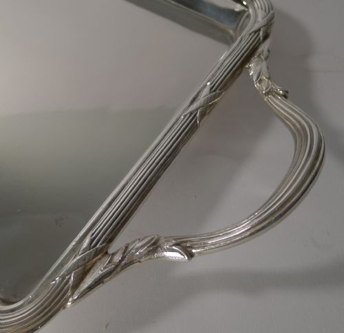 fig 1. Asprey, London Silver Plated Cocktail Tray c.1930