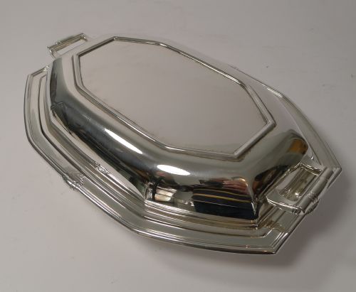 Art Deco Silver Plated Entree / Serving Dish by Frank Cobb & Co.