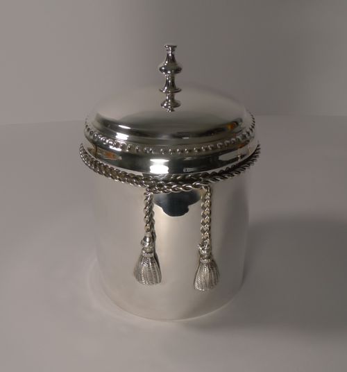 Lancel Paris Biscuit Box / Ice Bucket in the Manner of Maria Pergay