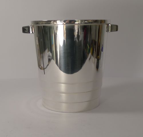 Luc Lanel for Christofle Gallia Collection Champagne Bucket / Wine Cooler C.1930
