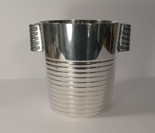 Luc Lanel for Christofle Wine / Champagne Cooler - Ondulations C.1932