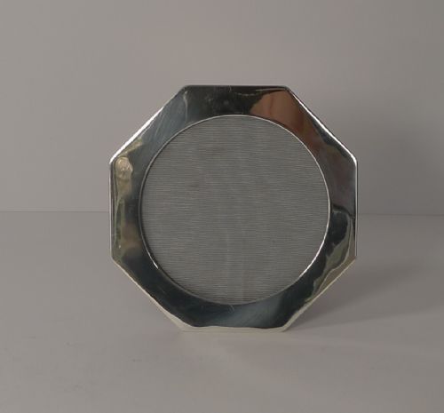 fig 1. Unusual Antique English Sterling Silver Picture Frame by Deakin & Francis
