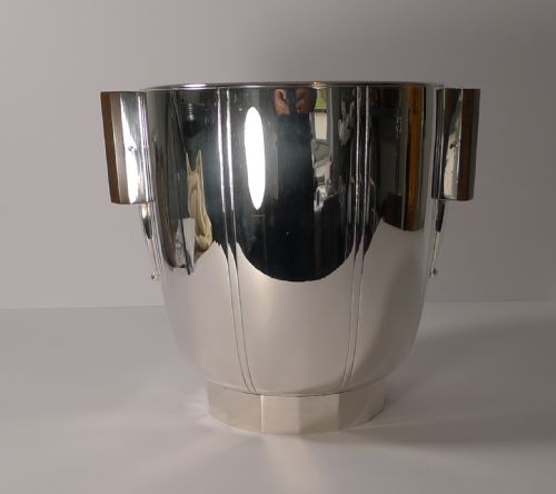 Fine French Art Deco Champagne Bucket / Wine Cooler - Berger, Paris