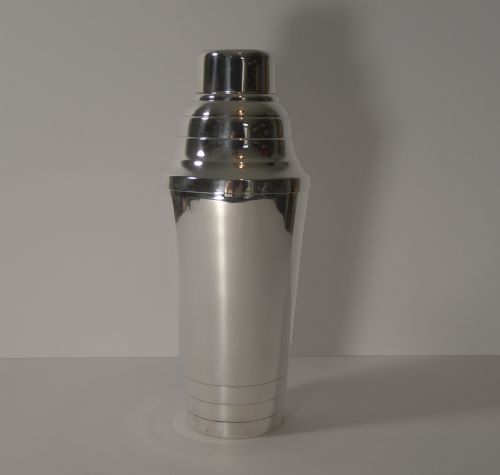 Christofle Gallia Art Deco Cocktail Shaker C.1940