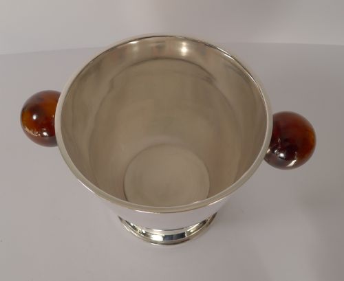 fig 1. Magnificent Art Deco Ice Bucket and Server c.1930