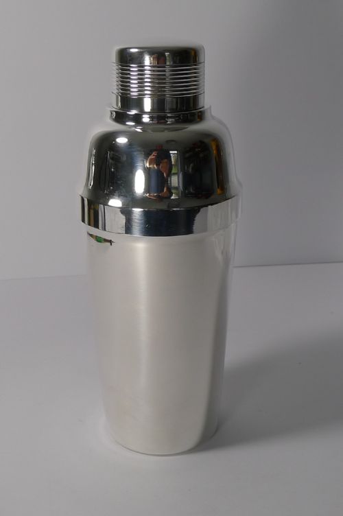 French Art Deco Cocktail Shaker by Ercuis, Paris C.1940
