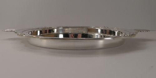 FRENCH SILVER PLATED COCKTAIL SERVING TRAY BY VICTOR SAGLIER PARIS - ADDITIONAL PHOTO 8
