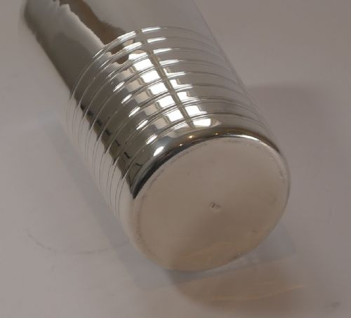 fig 1. Large French Art Deco Silver Plated Cocktail Shaker c.1930