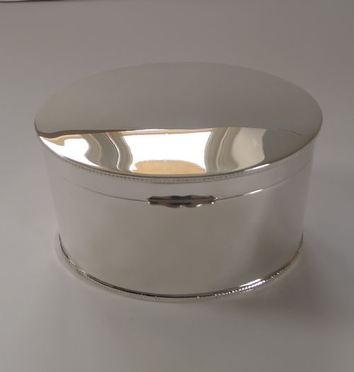 Smart Mappin & Webb Silver Plated Biscuit Box C.1900
