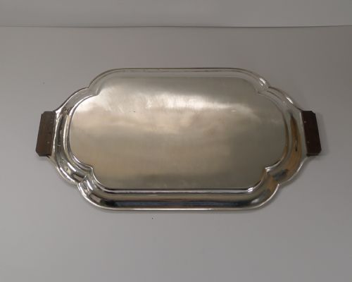 fig 1. German Art Deco Silver Plated Cocktail Tray c.1930 -  Wilhelm Wolff Pforzheim