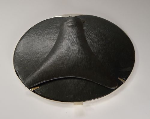 LARGE OVAL FRENCH SILVER PHOTOGRAPH FRAME BY EMILE LANGLOIS C1910 - ADDITIONAL PHOTO 4