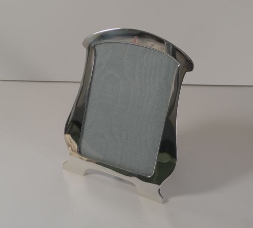 Antique English Sterling Silver Photograph Frame - Art Nouveau