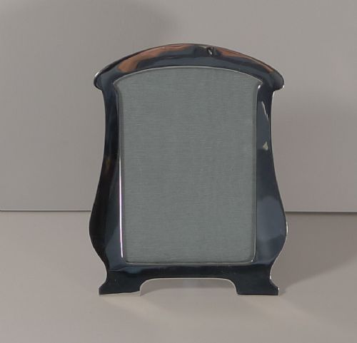 fig 1. Antique English Sterling Silver Photograph Frame - Art Nouveau