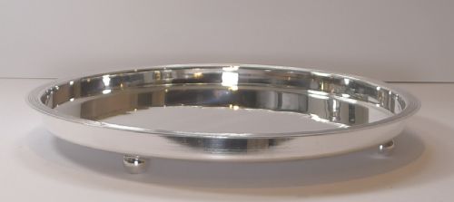 fig 1. French Art Deco Silver Plated Cocktail Tray by Christofle, Paris; c.1930