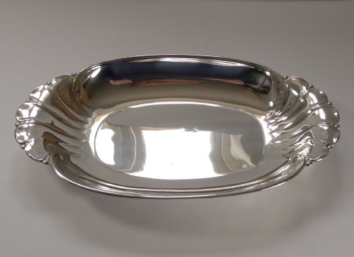 fig 1. Orfèvrerie Gallia - Art Deco French Christofle Bread Basket c.1925