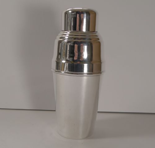 Small Art Deco Cocktail Shaker by Christofle Paris C.1930