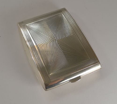Puiforcat Sterling Silver Cigarette Case - Perfect Business Card Case C.1930