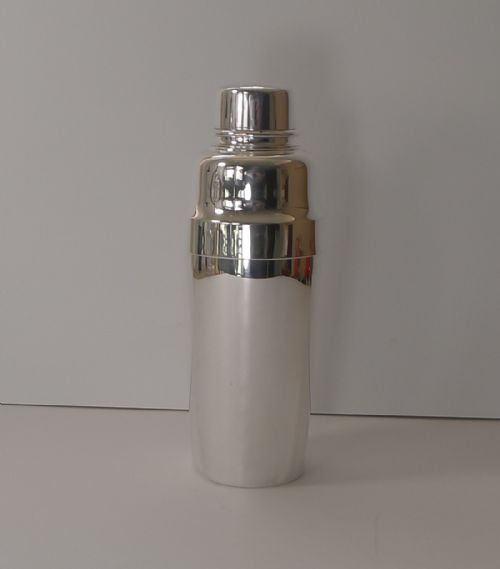 Vintage Quality Silver Plated Cocktail Shaker by Christofle, Paris C.1935