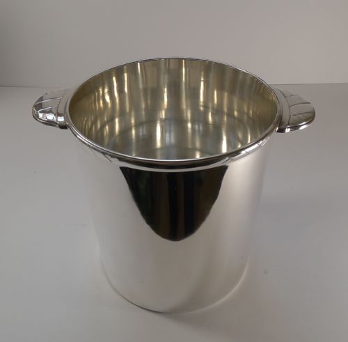 Rare French Art Deco Champagne Bucket / Wine Cooler by Ercuis, Paris