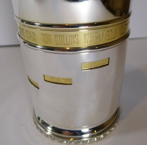 fig 1. Italian Recipe Cocktail Shaker by MACABO CUSANO MILANINO