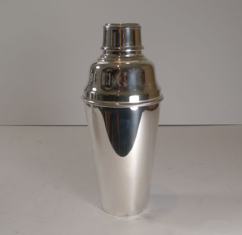 Art Deco Cocktail Shaker by Hukin and Heath