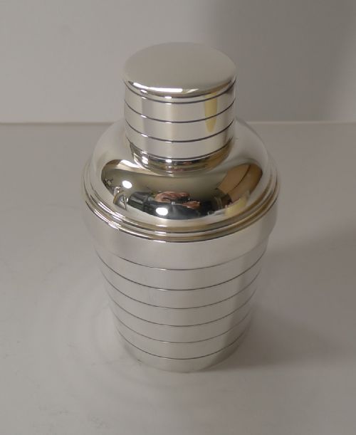 fig 1. Rare French Individual Cocktail Shaker With Lemon Squeezer - Deschamps Freres