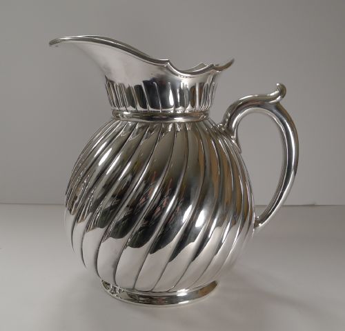 Important Oversized Jug / Pitcher by Orfevrerie Christofle, Paris
