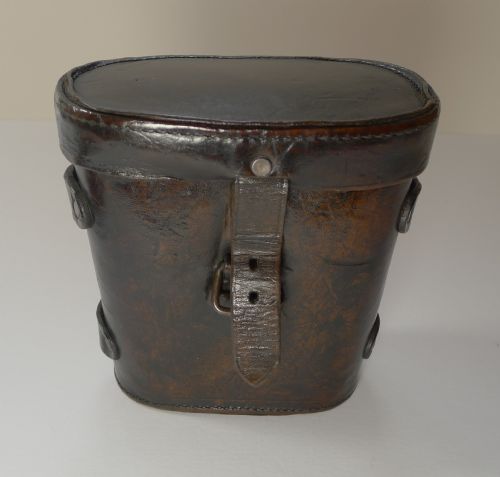 fig 1. Pair WW1 Binoculars and Case, British Officer's Issue, 1917, Colmont, Paris
