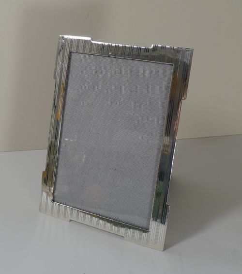 Smart Antique English Sterling Silver Photograph / Picture Frame - 1919