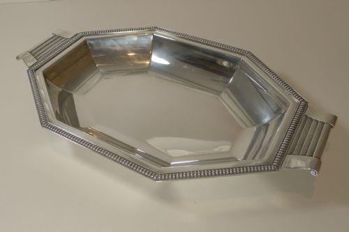 Fine French Art Deco Silver Plated Bread Basket C.1930