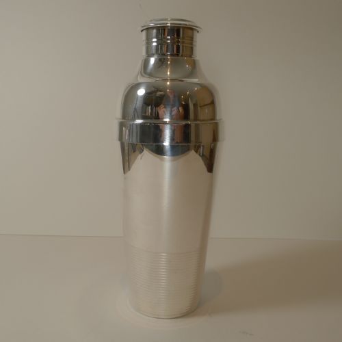 Luc Lanel for Christofle, Ondulations Cocktail Shaker, C.1935