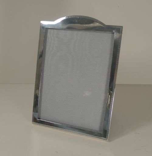 Handsome Antique English Sterling Silver Photograph / Picture Frame