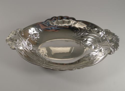 Stylish Art Nouveau French Christofle Gallia Bread Basket C.1910