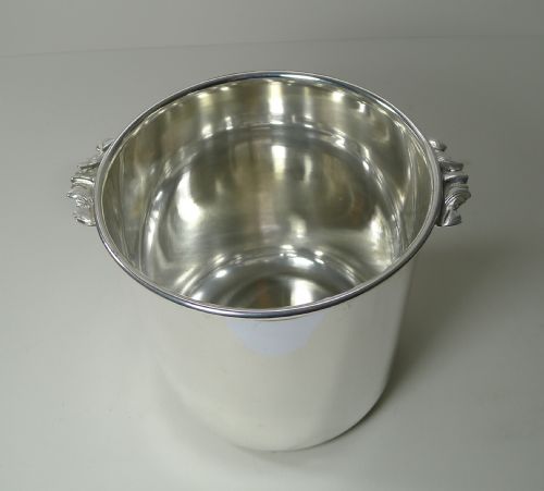 Elegant French Silver Plated Wine Cooler / Champagne Bucket C.1930