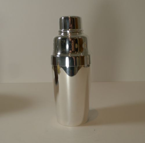 Vintage Quality Silver Plated Cocktail Shaker by Christofle, Paris C.1935