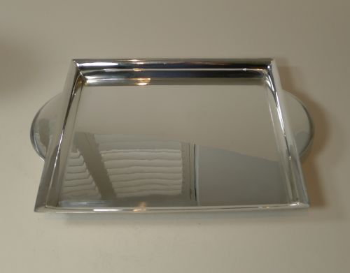 Stylish French Cocktail Tray by Christofle, Paris C.1940