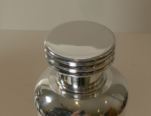 fig 1. Large French Art Deco Silver Plated Cocktail Shaker c.1925