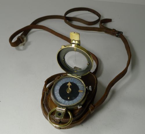 
Wwi 1917 British Army Officer's Compass, Verner's Patent by French Ltd.
